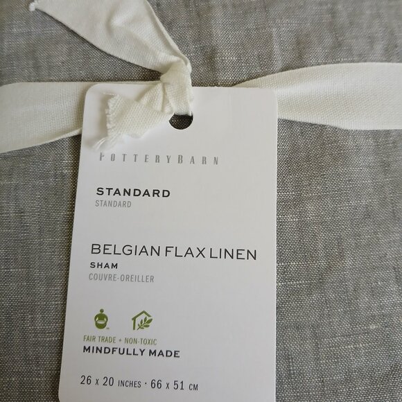Pottery barn flax linen duvet 1 standard sham 2 standard pillowcases